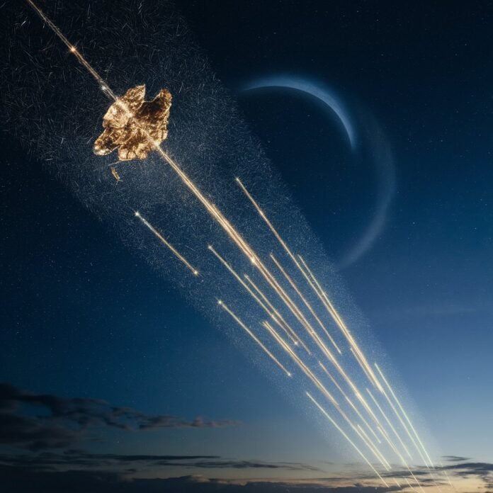 suspected starlink satellite debris lights up midwest sky