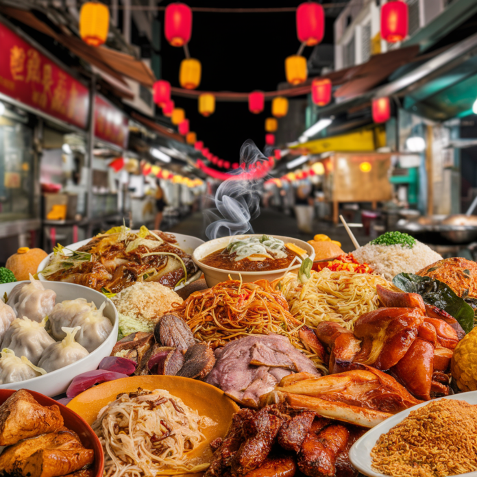 chinatown hawker leftovers consumption
